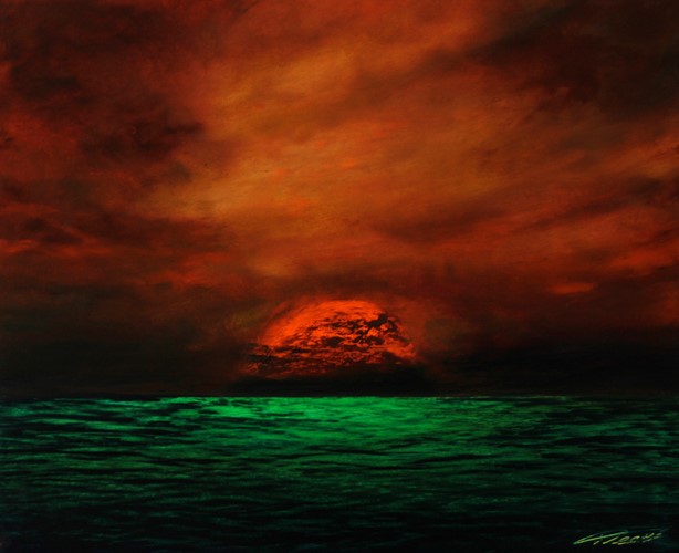 Island with Green Sea