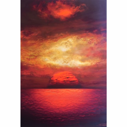 Island with Red Cloud