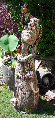 Tree Garden Dweller with Possums - Large