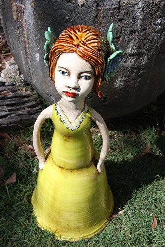Lady with Lemon Dress