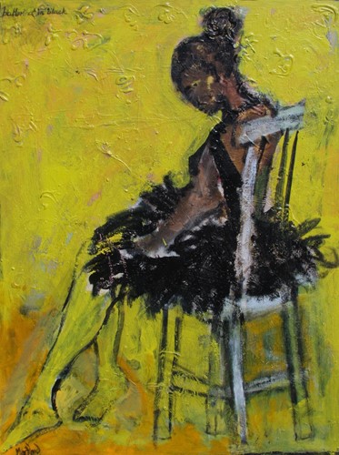 Ballerina on Black