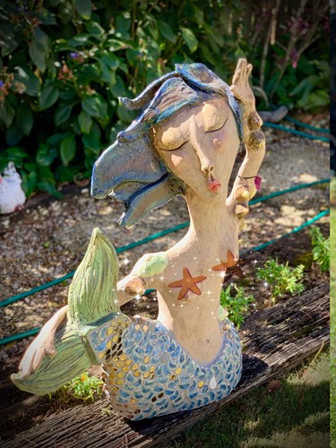 Mermaid with Blue Hair