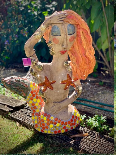 Mermaid with Orange Hair