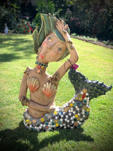 Mermaid with Sea Green Hair
