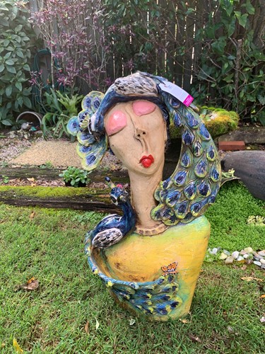 Lady with Peacocks