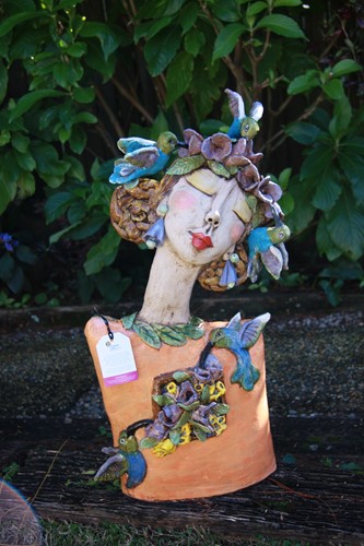 Bird Feeder with Hummingbirds