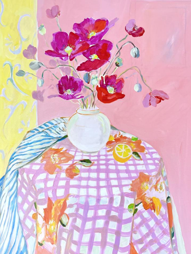 Poppies on a Painting 