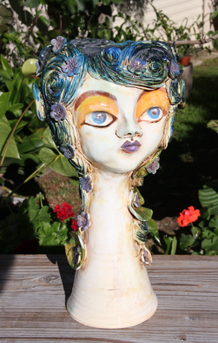 Waterpond Girl Planter Head