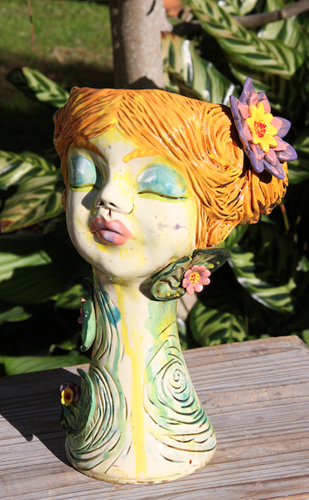 Orange Hair waterlilly Girl (Medium)