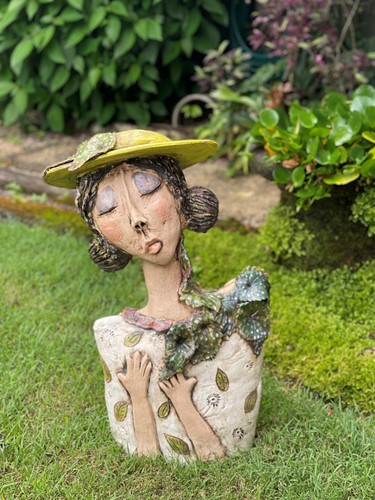Maggie and her Begonias  