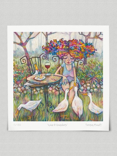 Wine and Quackers