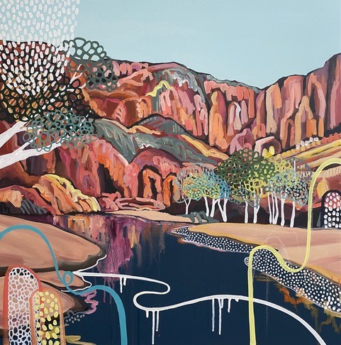 Abstract Gorge 3 by Emma Nancarrow