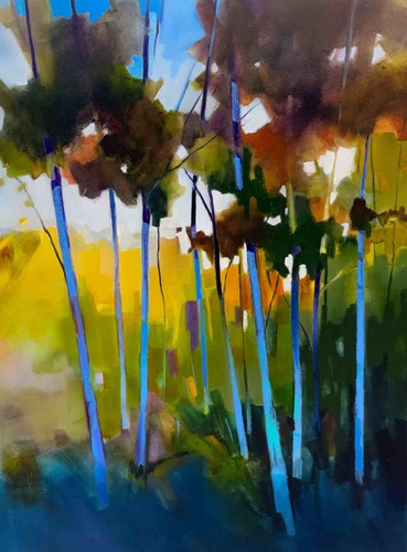Blue Poles