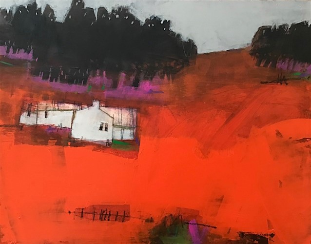 Red Hillside