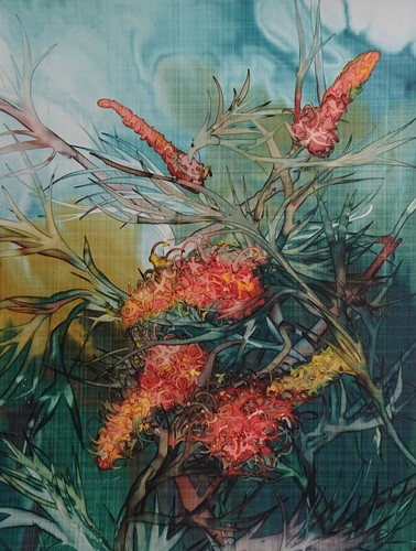 Autumn Light on Grevillea