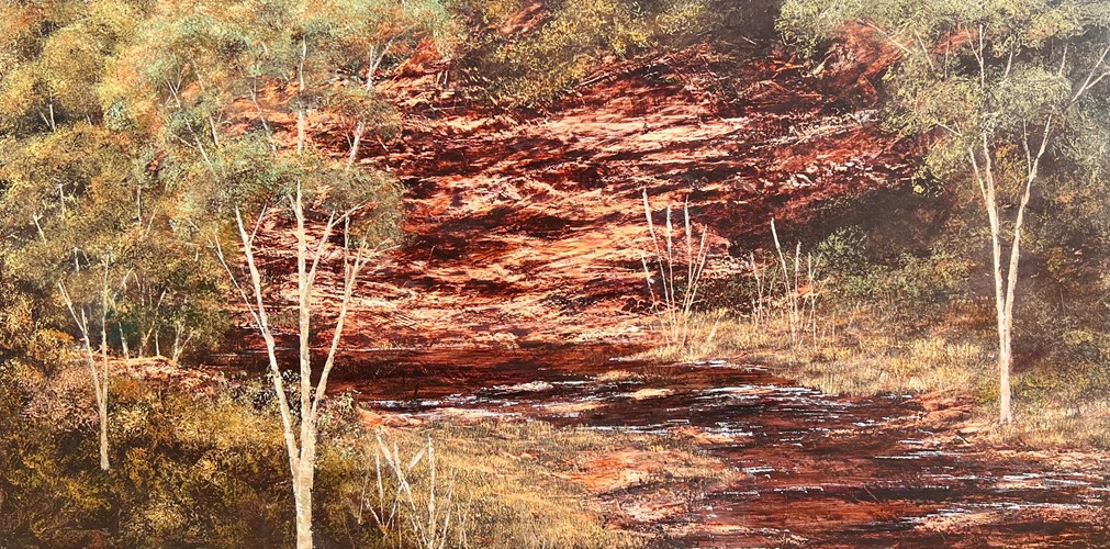 Where we crossed the creek