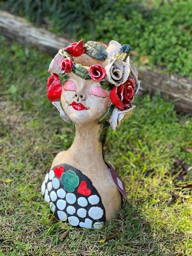 Roses Botanical Planter Head