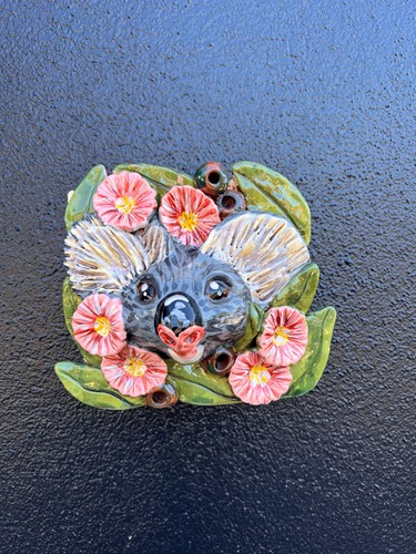Wall Hanging Planter - Koala and Pink Gumnuts
