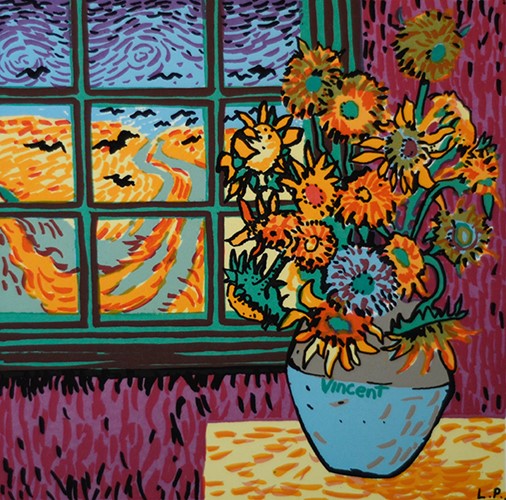 Vincent Van Gogh's Sunflowers for Tiggy, 1994