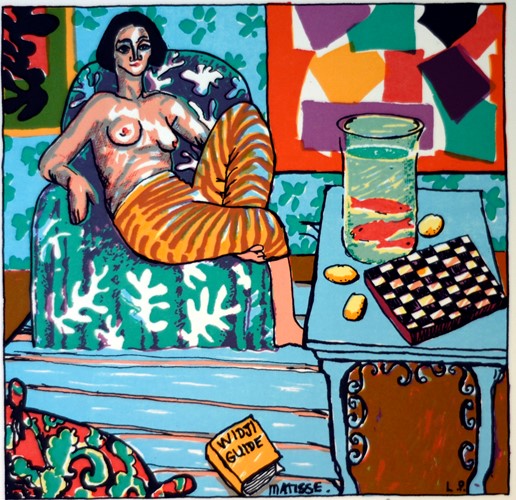 Matisse, Sunday Afternoon with Tiggy and the Goldfish, 1994