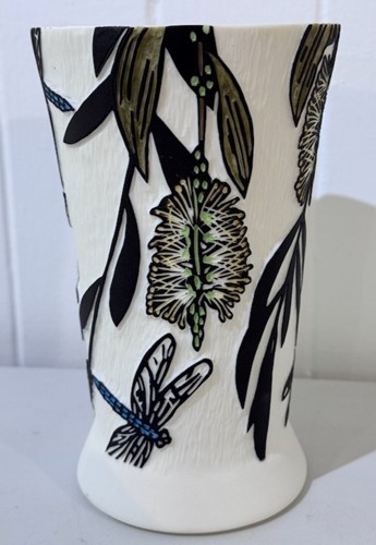 Porcelain Vase Bottle Brush