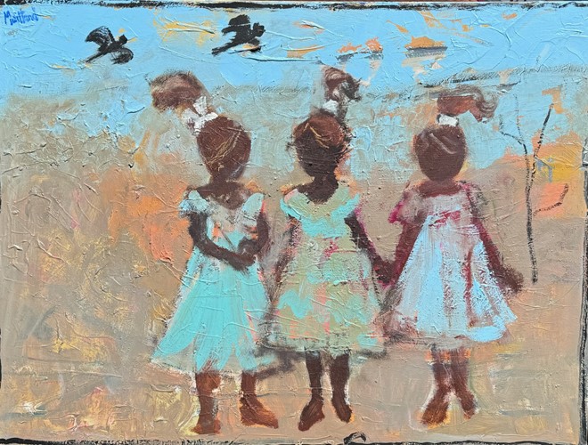 The Blue Dresses.