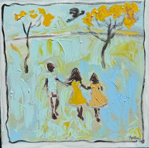The Yellow Tree and us Three