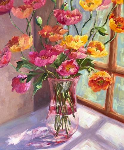 Blooming by the glass