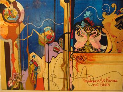 Windows in Art Nouveau. Artist art nouveau artists. Windows in Art Nouveau. Artist