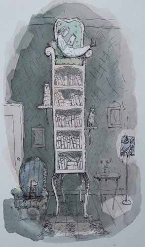 Frau Treppenwitz - Reading chair