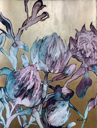 Protea on Gold II