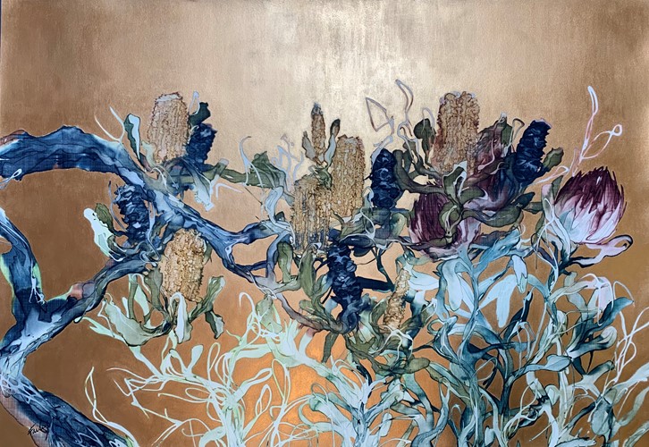 Banksias on Bronze