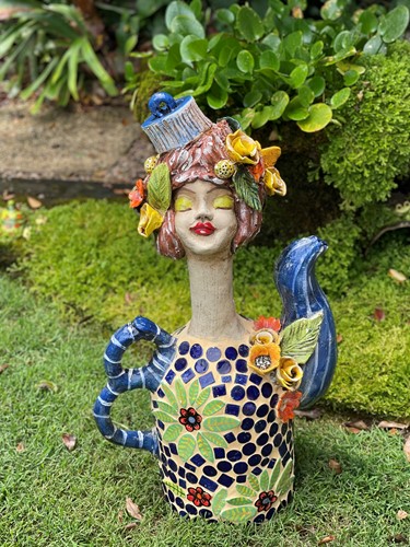 Teapot Garden Sculpture