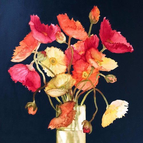 Poppies in Vase
