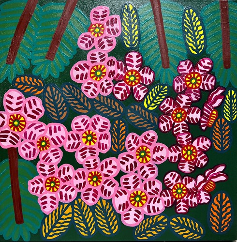 Pink Flowers by Peter Hughes