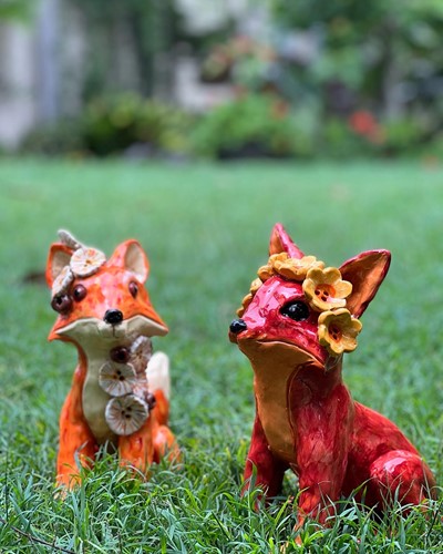 Baby Fox Sculpltures