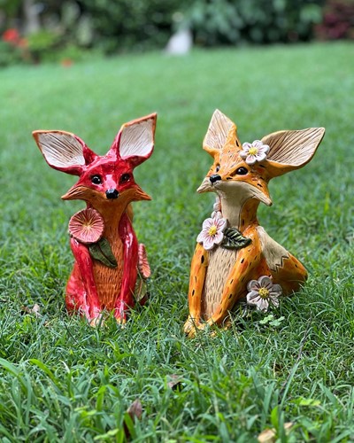 Fox Big Ears Sculpture