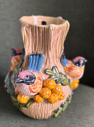 Fairy Wren Vase