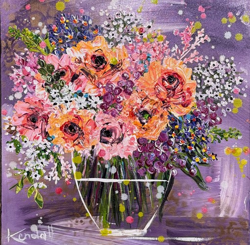 Lavender Bloom Burst by Kendall