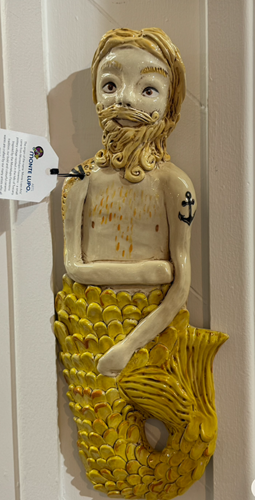 Merman wall hanging 