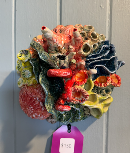 Wall Hanging Coral (Round Full Colour)