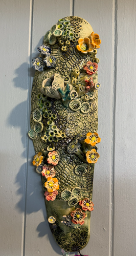 Wall Hanging Coral (Large Green)